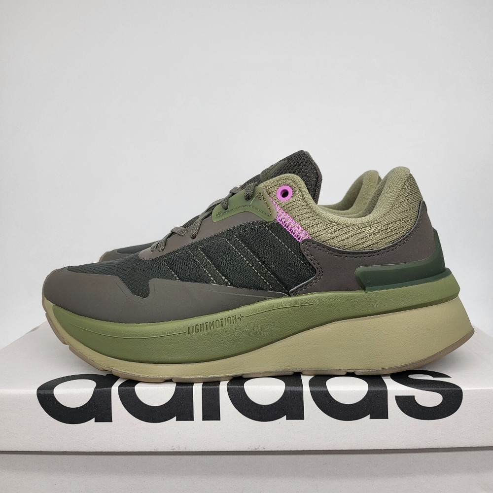 adidas Green and Pink Athletic Shoes